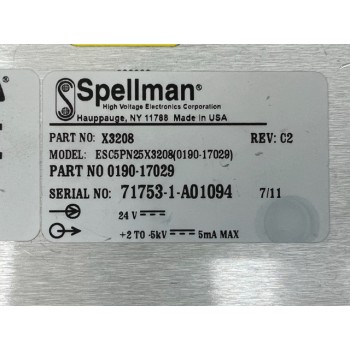 AMAT 0190-17029 Spellman X3208 ESC HV Module